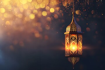 Ramadhan, lantern in the night
