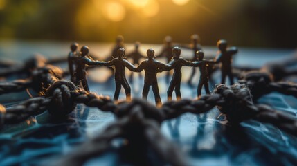 Teamwork Corporate Unity and collaboration within the corporate team, reinforcing the idea that success is a collective effort concept