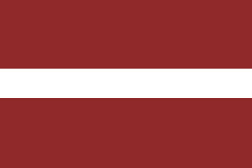 Latvia flag national emblem graphic element illustration template design. Flag of Latvia- vector illustration