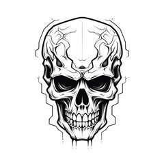 Hand drawn illustrator hand made drawing easy hand drawing nails the skull vector cowboy skull logo female human skull skull painting pumpkin head drawing by hand anatomy skulls for sale