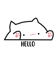 cute cat t shirt design