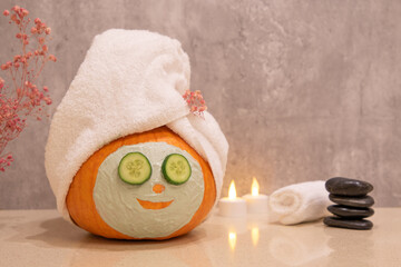 Pumpkin in spa