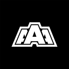 AAA LETTER MONOGRAM LOGO DESIGN