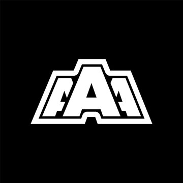 AAA LETTER MONOGRAM LOGO DESIGN