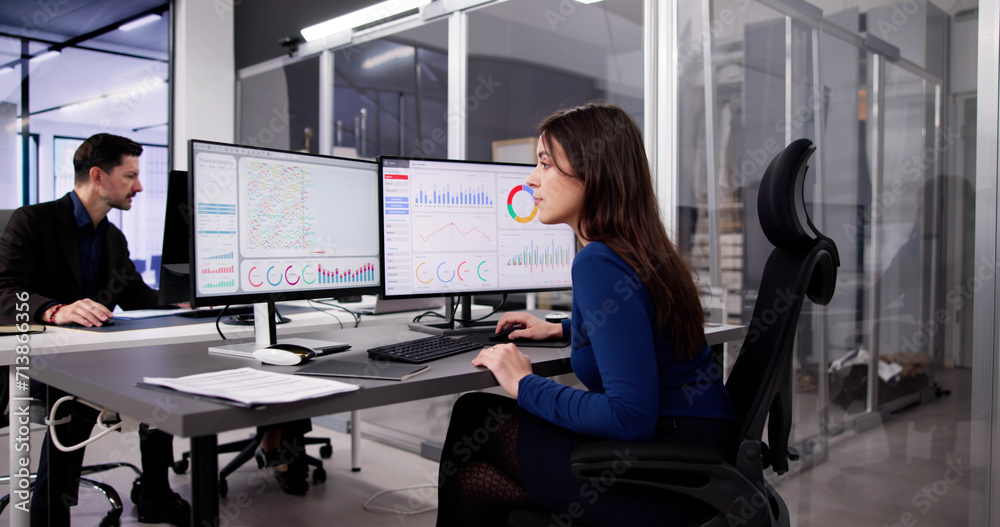 Aufkleber Data Analyst Using Data Analytics KPI