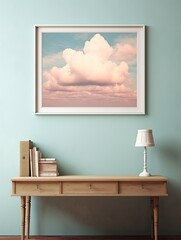 Dreamy Cloudscape Horizons - Vintage Daytime Sky Wall Decor