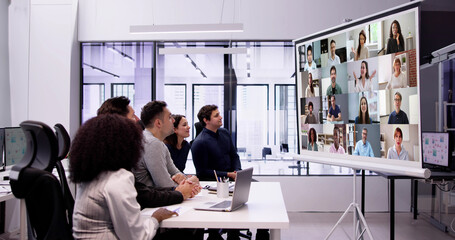 Online Video Conference Call