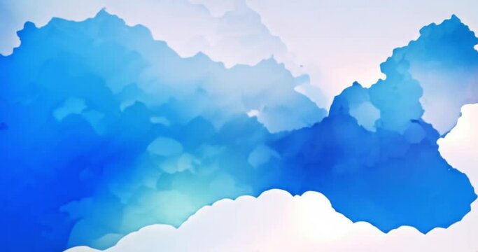 Blue and white mix watercolor grunge abstract background	
