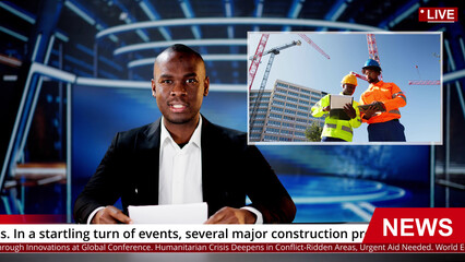 Press News TV Talk © Andrey Popov