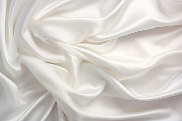 Obraz premium 白いシルクの背景