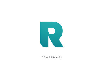 R letter vector trademark brand logo