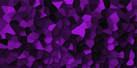 Dark purple colorful stone background with shadow. Colorful abstract texture background. abstract mosaic polygonal background. colorful broken slate stone, vector geometric retro tiles pattern.
