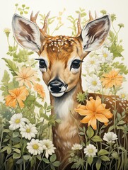 Hand-drawn Wildlife Artistry: Farmhouse Critter-licious Encounters with Nature