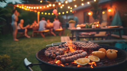 Outdoor Barbecue Gathering with Loved Ones