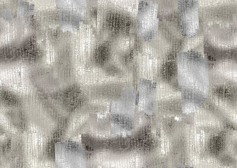 刷毛で塗ったような銀色の背景。（シームレス）