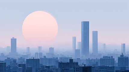 Cityscape Before Sunrise