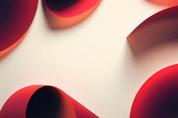 Luxury Red Background. Abstract Red Waves. Abstract background with wavy lines and dots. Modern abstract background for design. Vector illustration for brochure, flyer