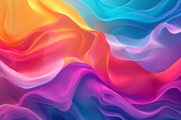 Obraz premium A stunning 3D render of an abstract multicolor. Colorful abstract painting background. Liquid marbling paint background. Fluid painting abstract texture. Intensive colorful mix of vibrant colors.
