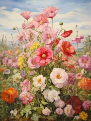 Heirloom Garden Blossom Paintings: Field Painting the Blossoms of Bygone Eras