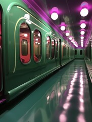 Fancy Futuristic Train
