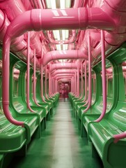 Clean Train Interior