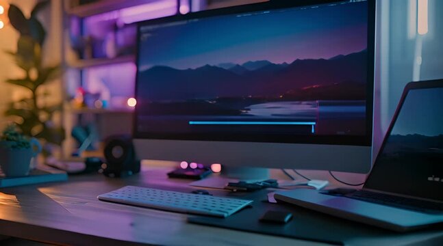 computer room for editing