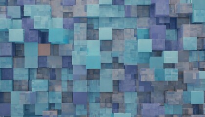 Fototapeta premium Polygonal flat decorative background with mosaic