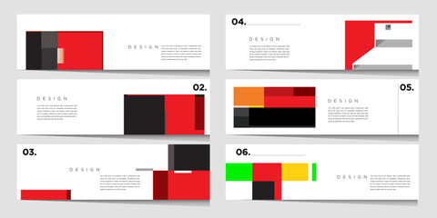 Vector Colorful Abstract Geometric Banner Design Template for Summer