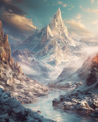 Majestic Mountain Vista