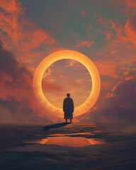 Solitude at Sunset