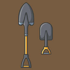 Simple cartoon carpentry and construction tools for home equipment and maintenance vector design art