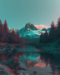 mountain in autumn