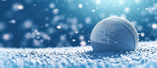 Sparkling Snowballs on the snow