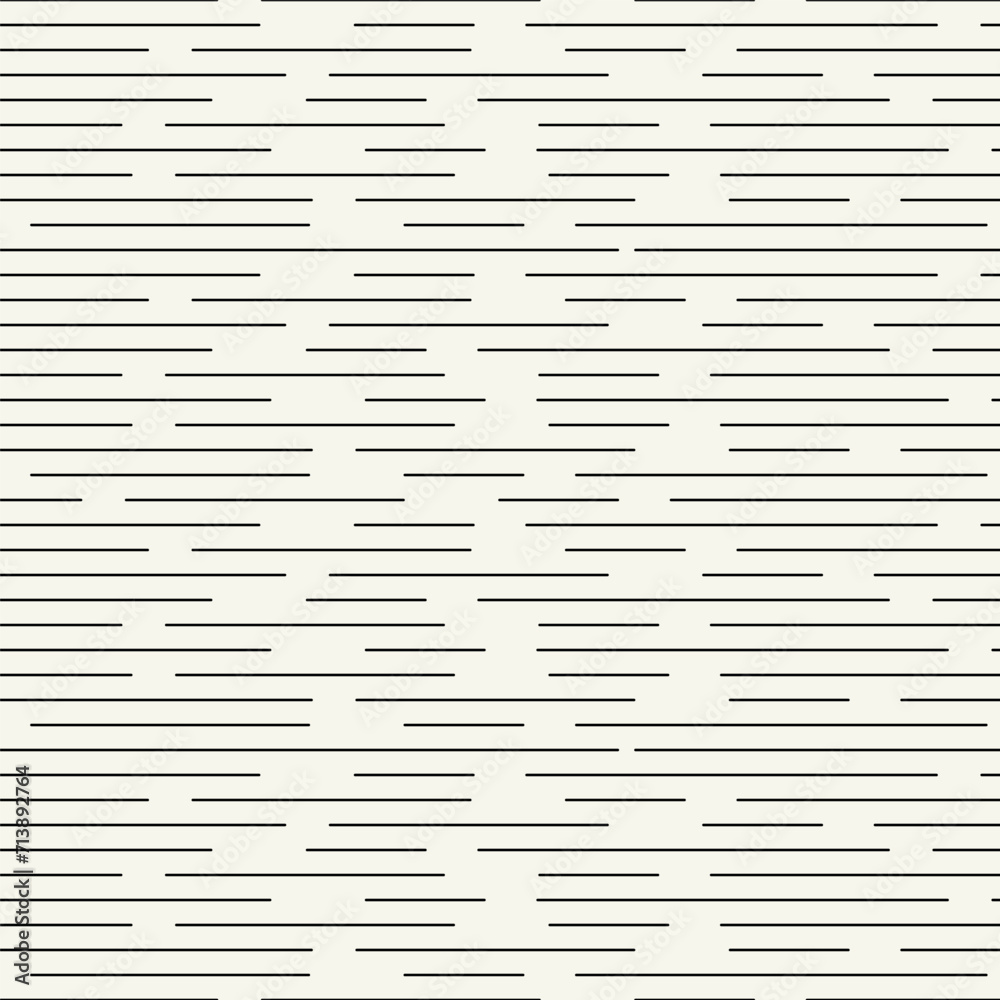 Wall mural vector seamless pattern. natural abstract background with thin linear elements. monochrome tiny text