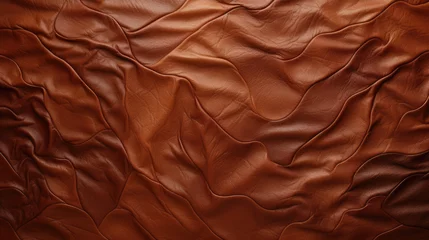 Foto op Aluminium Brown color leathery pattern © LFK