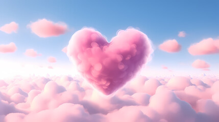 Obraz premium Valentine's Day background with hearts, love and romance background