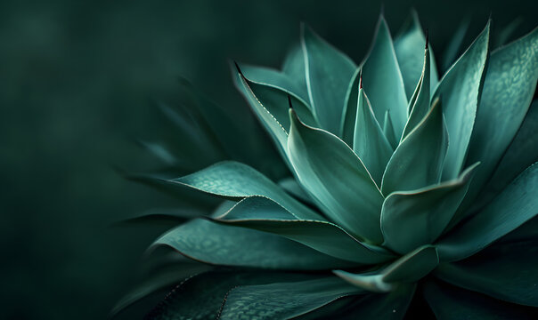green agave plant, Generative AI