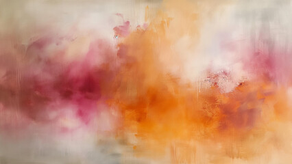 Passionate Creation: A Dynamic Display of Warm Hues