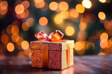 christmas gift box with Decoration