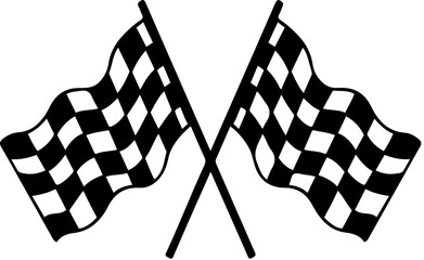checkered flag vector icon