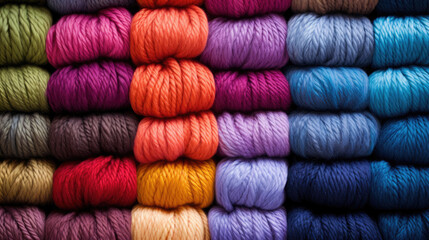 Colorful wool texture