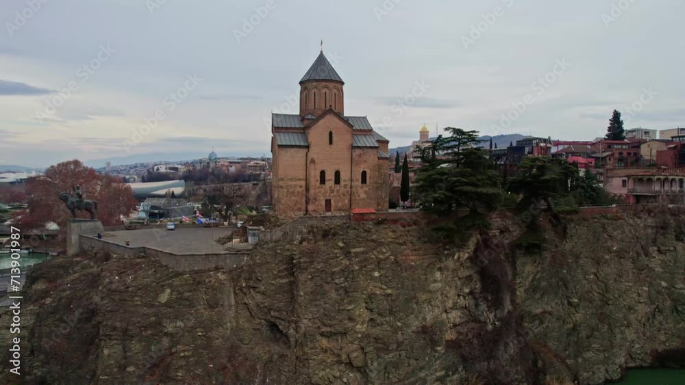 Canvas Prints Narikala Fortress and Old Town of Tbilisi 