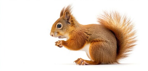 Obraz premium squirrel with nut