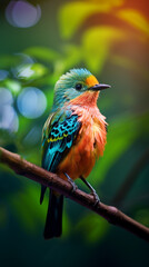 Creative animal concept. Rabbit Bunny in a group, vibrant Doggy Cat wallpaper children's living room mockup with cute animals wall art Cheetah animal abstract wallpaper in pastel colors Generated Ai