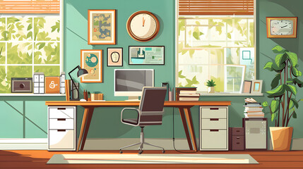 home office space, workspace design