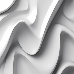smooth white wallpaper with swirls, abstract background with waves, wallpaper with protruding circular elements, 3d white backdrop flowing in motion, - obrazy, fototapety, plakaty