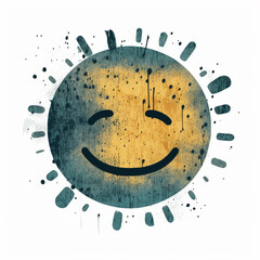 Sunny smile created with Generative Ai