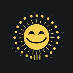 Sunny smile created with Generative Ai
