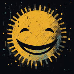 Sunny smile created with Generative Ai