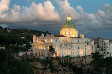 Fototapeta na wymiar Basilica dell'Incoronata Madre, Napoli, Chiesa, Cathedral.